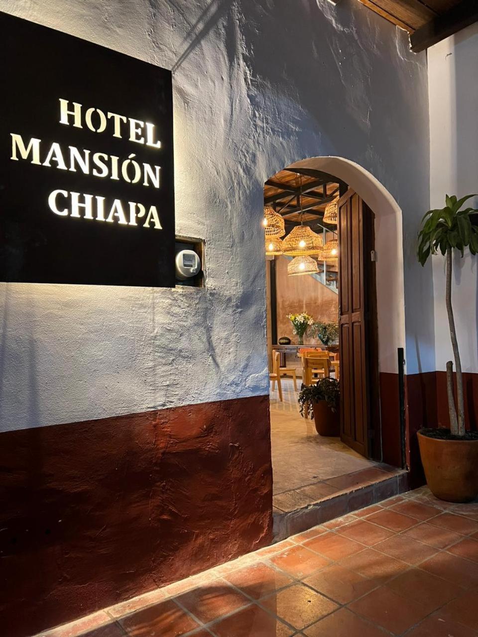 צ'יאפה דה קורסו Hotel Mansion Chiapa מראה חיצוני תמונה